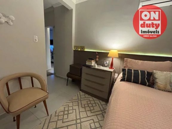 Imagem QUADRA DA PRAIA Apartamento com 1 dormitório à venda, 59 m² - Boqueirão - Santos/SP