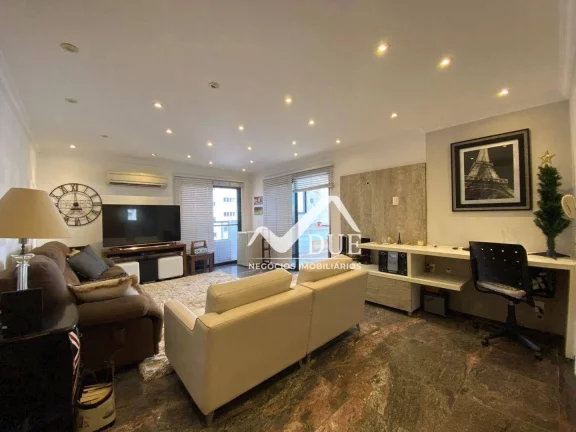 Imagem Cobertura com 3 dormitórios ,porteira fechada à venda, 226 m² por R$ 1.800.000 - Ponta da Praia - Santos/SP