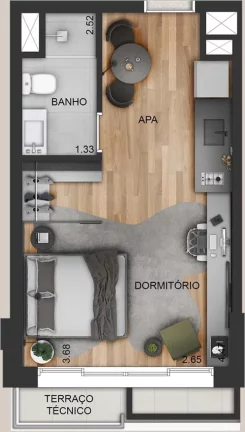 Imagem STUDIO RESIDENCIAL em São Paulo - SP, Moema