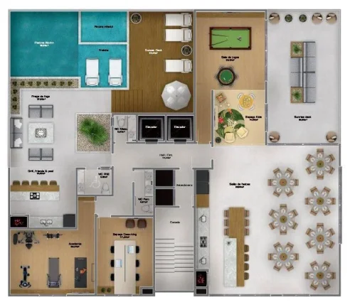 Imagem Apartamento na praia de Navegantes, no Centro na quadra mar com 3 dormitórios e 2 vagas a venda com Adriano Carpes Imóveis