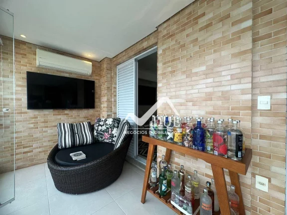 Imagem Apartamento com 3 dormitórios à venda, 134 m² por R$ 1.850.000 - Gonzaga - Santos/SP