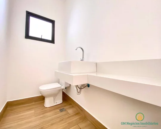 Imagem Casa nova térrea com 3 suítes quintal com piscina em condomínio