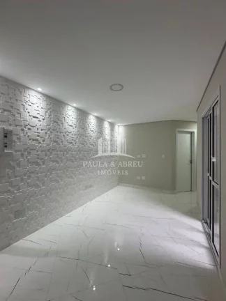 Imagem Apartamentos com 2 Quintais, Churrasqueira, 2 Dormitórios, 1 vaga, Lavanderia, na Vila Linda, Santo André