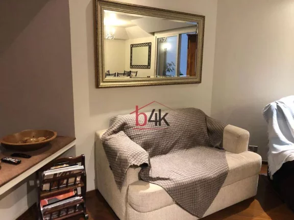 Imagem Apartamento à venda com 3 dormitórios, lareira e 1 vaga no Brooklin