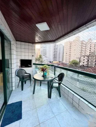 Imagem Apartamento com 3 dormitórios à venda, 130 m² por R$ 730.000 - Tupi - Praia Grande/SP