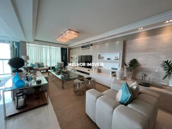 Imagem Apartamento a venda com vista Mar mobiliado, equipado e decorado com 04 Suítes Localizado na Meia Praia Itapema