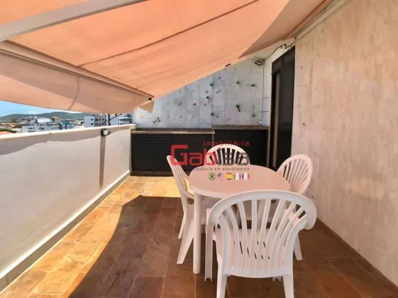 Imagem Cobertura com 3 dormitórios à venda, 130 m² por R$ 750.000,00 - Braga - Cabo Frio/RJ