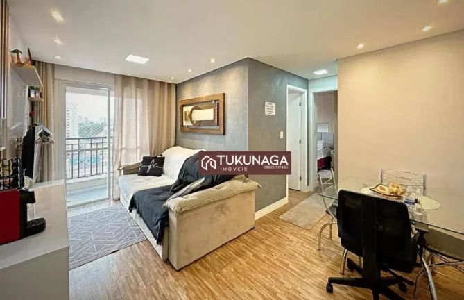 Imagem Apartamento com 2 dormitórios à venda, 46 m² por R$ 439.990 - Vila Galvão - Guarulhos/SP