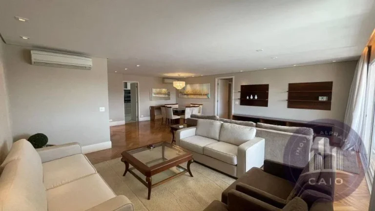 Imagem Apartamento mobiliado aluguel, 181m², 3 suítes - R$ 14.500- Alphaville/SP