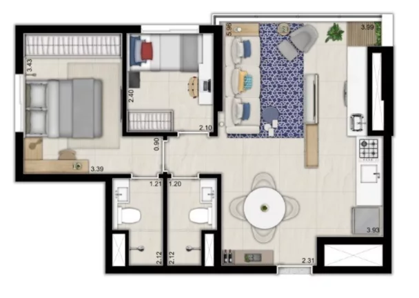 Imagem APARTAMENTO RESIDENCIAL em São Paulo - SP, Ipiranga