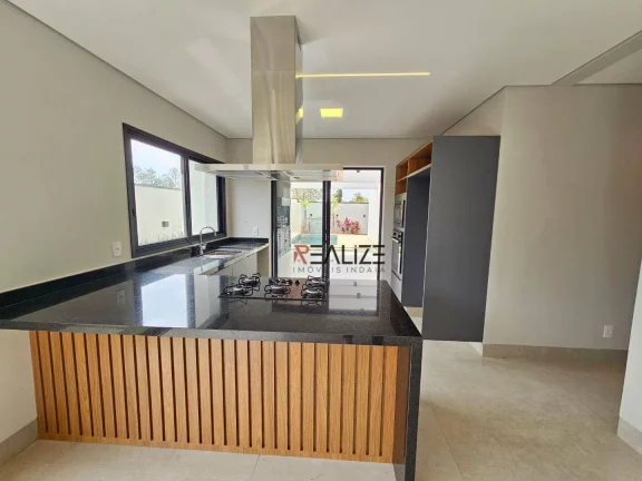 Imagem Casa moderna com 3 dormitórios à venda, 198 m² por R$ 2.090.000 - Condomínio Villa Sapezal - Indaiatuba/SP