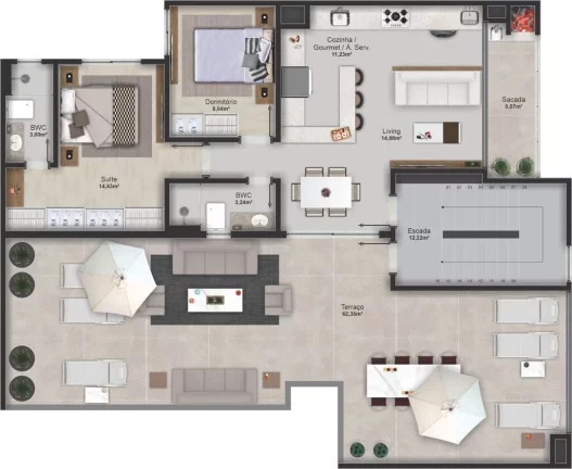 Imagem Apartamento à venda no bairro Nações - Balneário Camboriú/SC