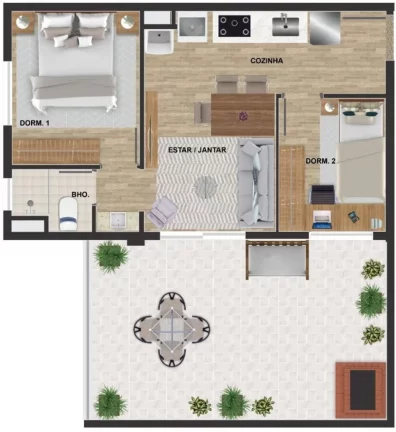 Imagem Comprar apartamento com 2 dormitórios em Tatuapé São Paulo SP