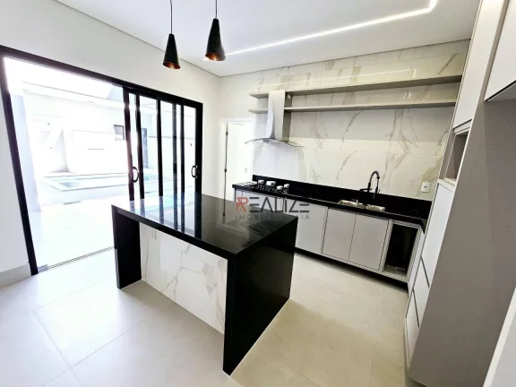 Imagem Casa térrea moderna com moveis planejados e 3 suítes à venda, 192 m² por R$ 1.680.000 - Condomínio Residencial Milano - Indaiatuba/SP