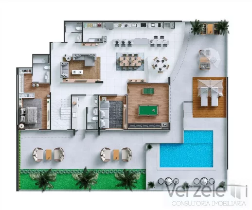Imagem Apartamento Quadra Mar para Venda em Itajaí / SC no bairro Praia Brava