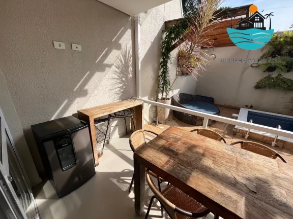 Imagem Casas Temporada Juquehy Aluguel, com 4 suítes, 150m da praia - Acomodação 8 pessoas | Juquehy Imobiliária
