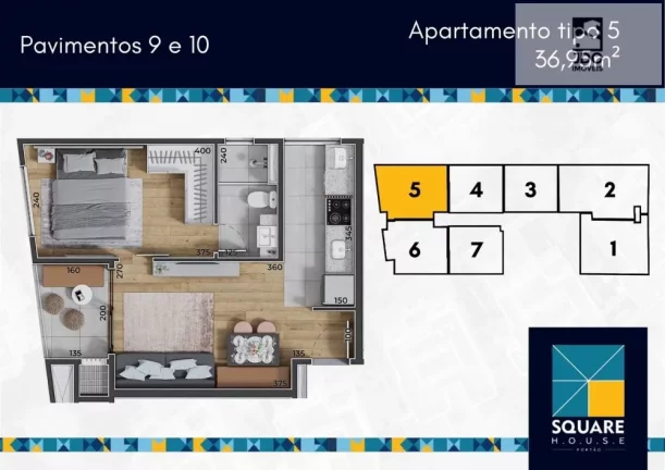 Imagem Apartamento a Venda no bairro Portão - Curitiba, PR