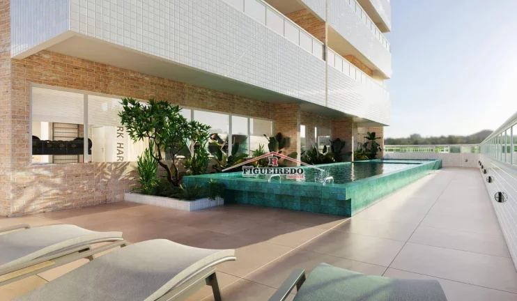 Imagem Apartamento à venda, 81 m² por R$ 691.000,00 - Aviação - Praia Grande/SP