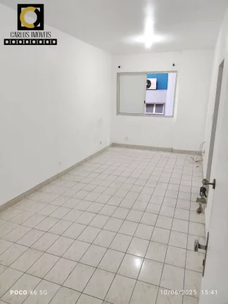 Imagem Sala living em frente a praia do Gonzaguinha em São Vicente -SP