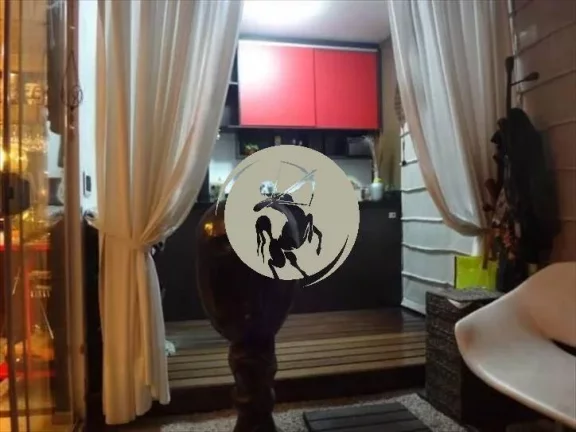 Imagem APARTAMENTO COM VISÃO LATERAL PARA O MAR, MODERNIZADO, COM CONCEITO DE AMBIENTES INTEGRADOS. SALA D...