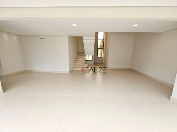 Imagem Sobrado com 4 suítes e escritório à venda, 320 m² por R$ 2.950.000 - Condomínio Fechado - Indaiatuba/SP