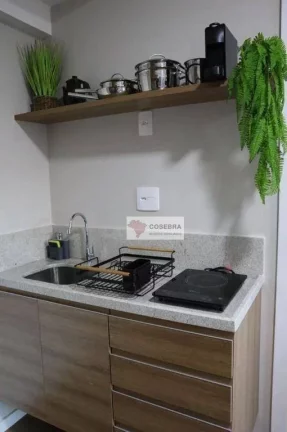 Imagem Apartamento com 1 dormitório para alugar, 27 m² por R$ 5.000,00/mês - Vila Olímpia - São Paulo/SP