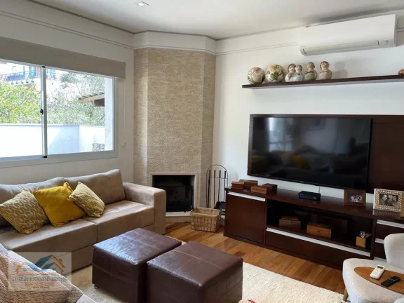 Imagem Sobrado em Condomínio Fechado, 4 suítes, 6 vagas, à venda. R$ 3.500.000. Jardim dos Estados / Alto da Boa Vista