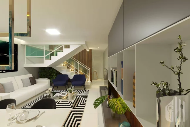 Imagem Casa duplex PRONTA PARA MORAR, em condomínio fechado, 3 dormitórios à venda por R$ 529.600,00 Condomínio VILA PARATI - Morros - Teresina/PI