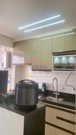 Imagem Apartamento com 43 m², com 2 dormitórios, sala de estar e jantar integradas, cozinha funcional e s...