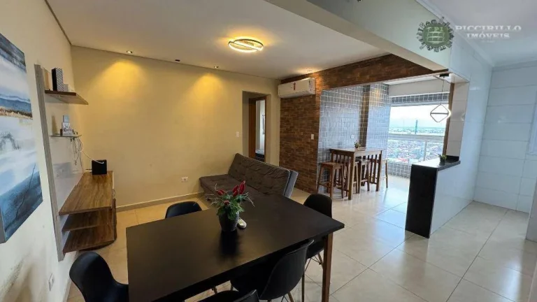Imagem Apartamento com 2 dormitórios à venda, por R$ 630.000 - Maracanã - Praia Grande/SP
