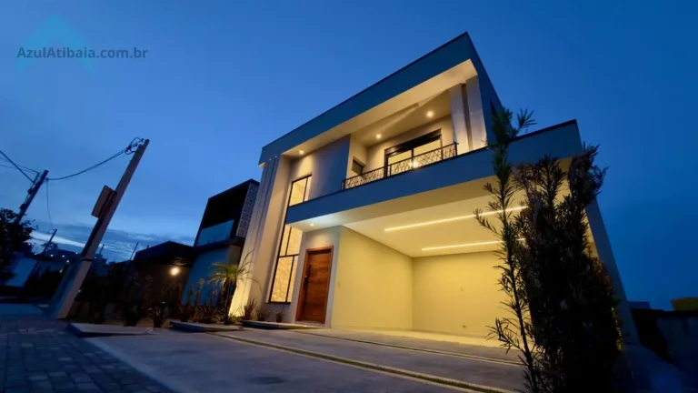 Imagem Casa Nova Semi Mobiliada 4 Suítes Condomínio Atibaia