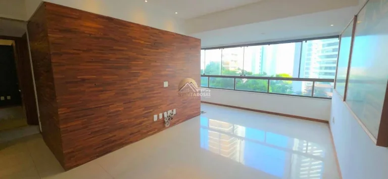 Imagem Apartamento 2/4 (2 suítes), 92 m², nascente, 3 banheiros + lavabo, varanda com fechamento em Reiki,