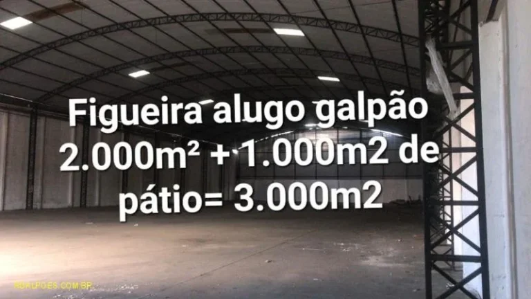 Imagem Galpão para Locação em DUQUE DE CAXIAS, Figueira, 2 banheiros