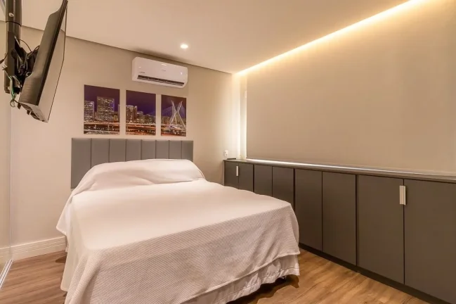 Imagem Apartamento Duplex 60M², 1Q, 1 Suíte, 1 Vaga, 1 Lavabo, Academia, Piscina, Salão de Festas, Sauna, Solarium, Área de Serviço.