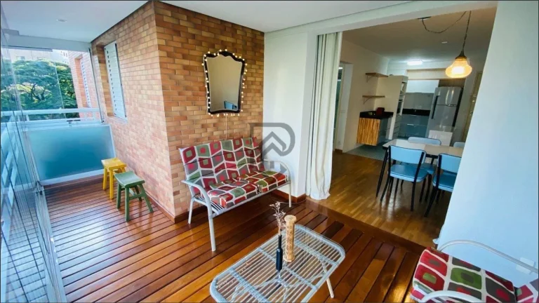 Imagem Apartamento mobiliado sala ampliada