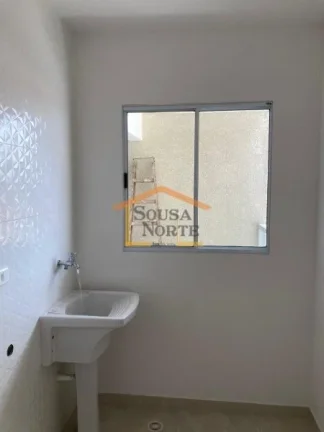 Imagem Apartamento novo, 1 dormitório, sala 2 ambientes, cozinha, área de serviço, banheiro, 1 vaga de g...