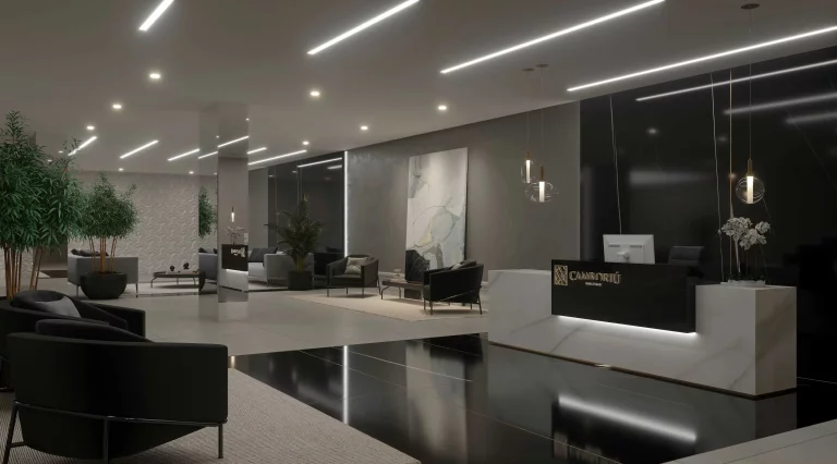 Imagem Apartamento em construção com 3 dormitórios sendo 1 suíte e 2 vagas no Centro de Camboriú