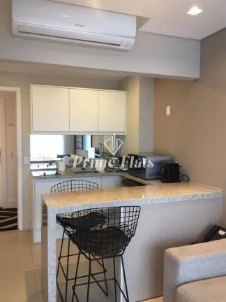 Imagem Flat disponível para locação no VHouse Faria Lima, com 46m², 1 dormitório e 1 vaga