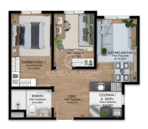 Imagem Residencial Bento Gonçalves - Apartamento na planta, Nova Sapucaia, Sapucaia do Sul