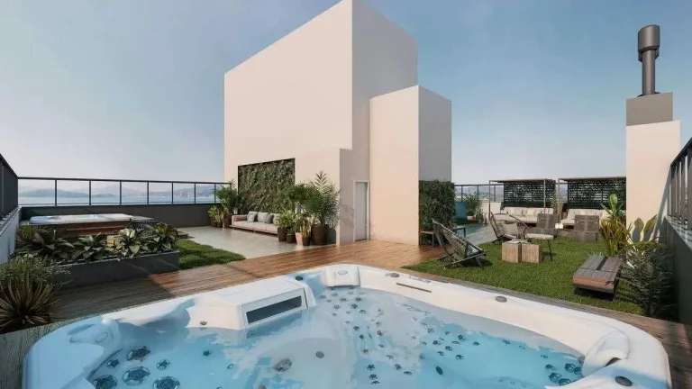 Imagem Apartamento sem mobilia com 2 dormitórios sendo 2 suítes e 2 vagas de garagem em Itajaí/SC
