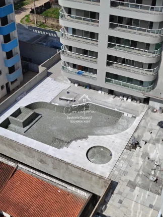 Imagem Apartamento lançamento na Enseada, próximo a Unaerp Guarujá-SP: 1 quarto, 2 salas, 1 banheiro, 1 vaga, 55m² de área. Aproveite!