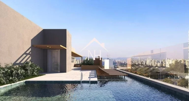 Imagem Studio de 26m com dormitório e varanda, Solarium, Piscina c/deck, fitness, pet place, lounge bar, salão de festas, salão de jogos, sauna,churrasqueira