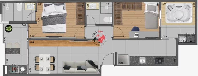 Imagem Excelente Apartamento Garden com SPA privativo (opcional) em Prédio baixo à Venda no Centro de São Bernardo