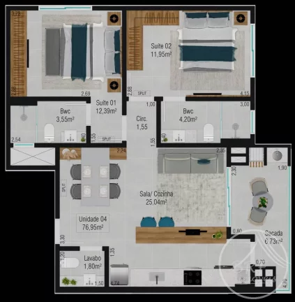 Imagem LANÇAMENTO - OCEANIC RESIDENCE - BARREIROS - SÃO JOSÉ (SC)