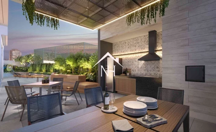 Imagem Studio de 33m c/ dormitório/estar, terraço, piscinas, solarium, fitness,coworking,pet place, quadra de areia,salão de festas, bicicletário, lavanderia