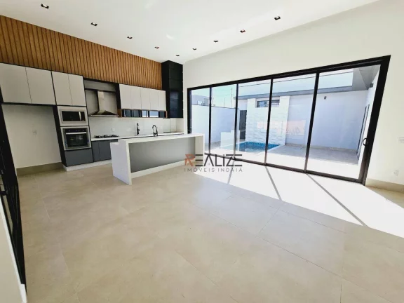 Imagem Casa com 3 suítes e piscina à venda, 190 m² por R$ 1.590.000 - Condomínio Fechado - Indaiatuba/SP