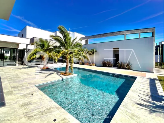 Imagem Elegância e sofisticação no condomínio Portal Japy Golf Club em Cabreúva