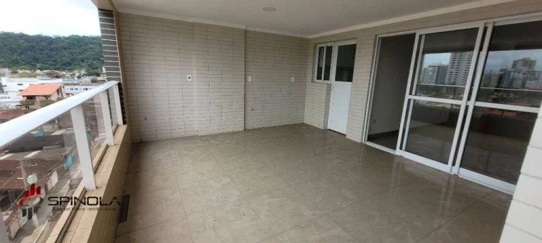 Imagem Apartamento com 3 dormitórios à venda, 126 m² por R$ 1.200.000,00 - Canto do Forte - Praia Grande/SP