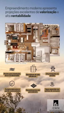 Imagem Apartamento com 2 dormitórios sendo 1 suíte e 1 vaga de garagem em Urubici/SC