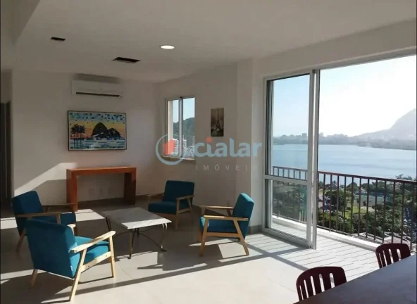 Imagem Cobertura com 3 dormitórios à venda por R$ 3.400.000,00 - Humaitá - Rio de Janeiro/RJ